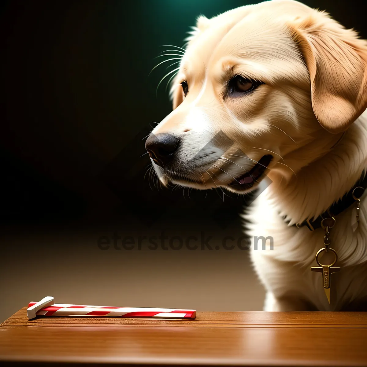 Picture of Golden Retriever Puppy - Cute and Playful Canine Companion