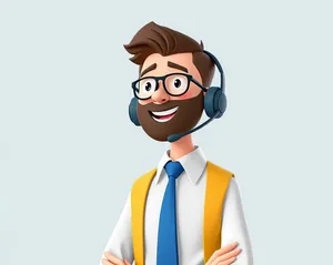 Cartoon boy child clip art cutout kid illustration.
