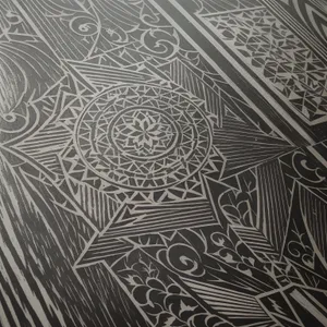 Artistic Arabic Tile Design: Intricate Decorative Pattern