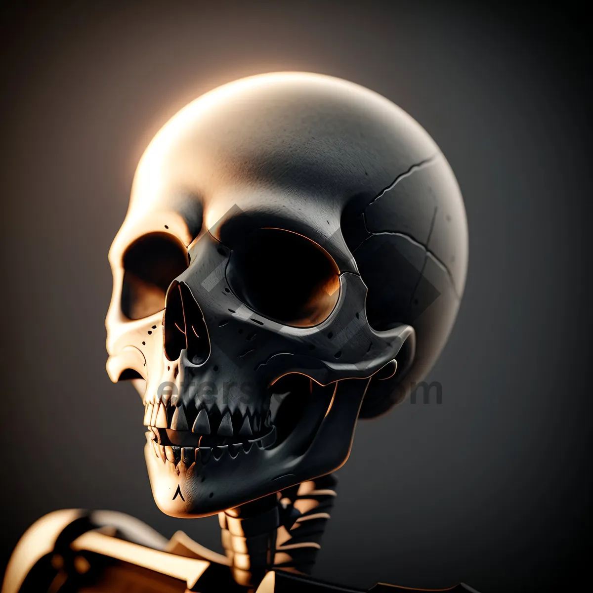 Picture of Terrifying Skull: An Eerie Anatomy of Fear