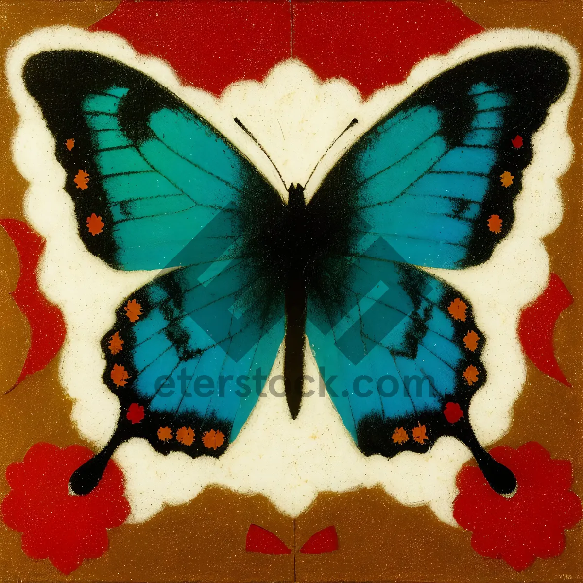 Picture of Winged Admiral: Graceful Butterfly in Flight