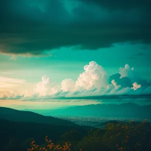 Serene Summer Seascape under the Glistening Sun