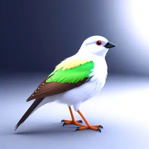 Winged Creature in Natural Habitat - Iconic Bird