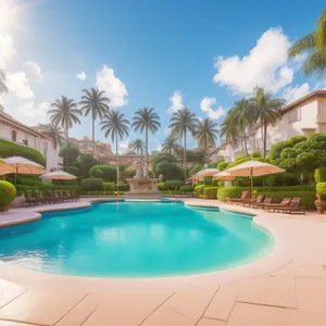 Tropical Paradise Resort: Poolside Vacation Bliss