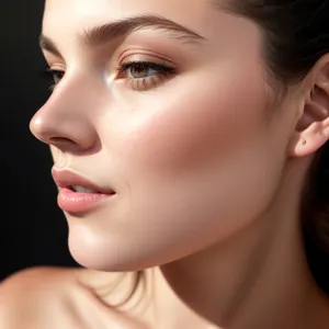 Fresh-Faced Elegance: Natural Beauty with Sensual Vibe