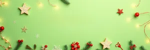 Festive Floral Seasonal Card Decoration With Flower Frame