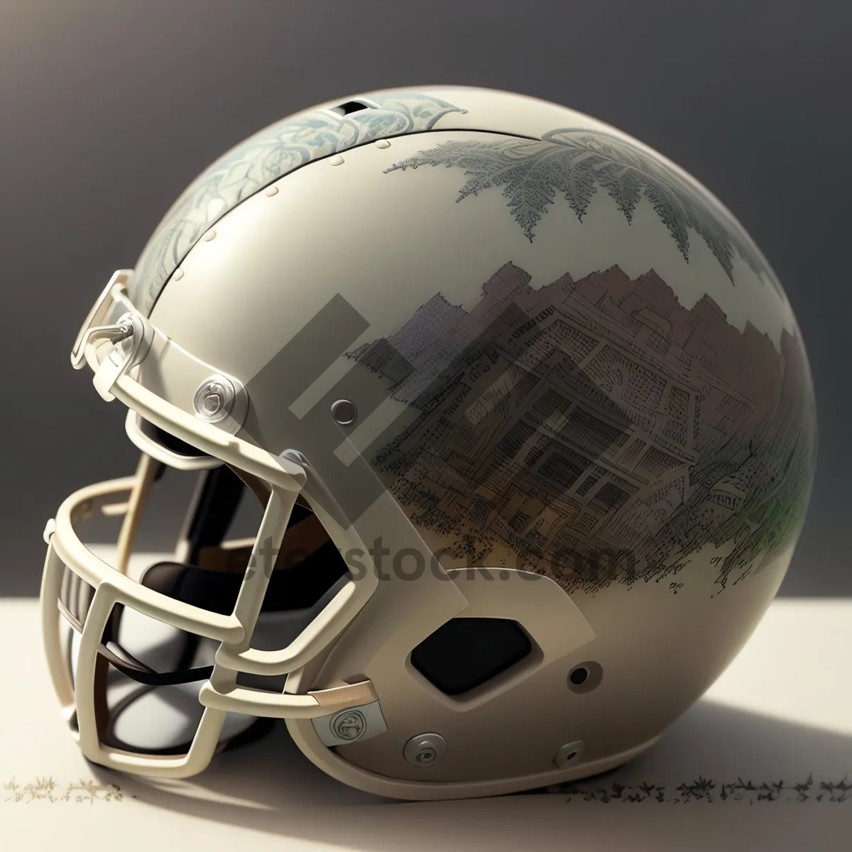 Picture of Global Football Helmet: Worldly Protection for Sports Enthusiasts