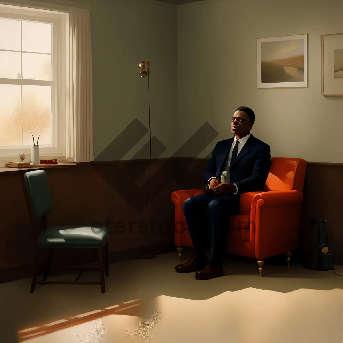 Picture of Professional business team working together in modern office