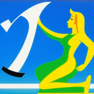 Artistic Symbolic Iconic Sign