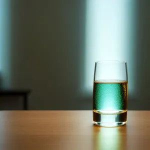 Bottle of Perfumed Liquid in Glass Container