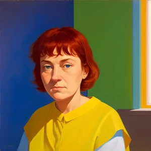 Attractive businesswoman smiling in a casual portrait.