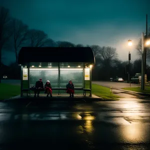 Golf Go-Kart Racing in Urban Landscape