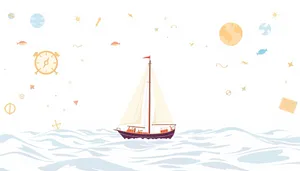 Star Pirate Decoration Holiday Card