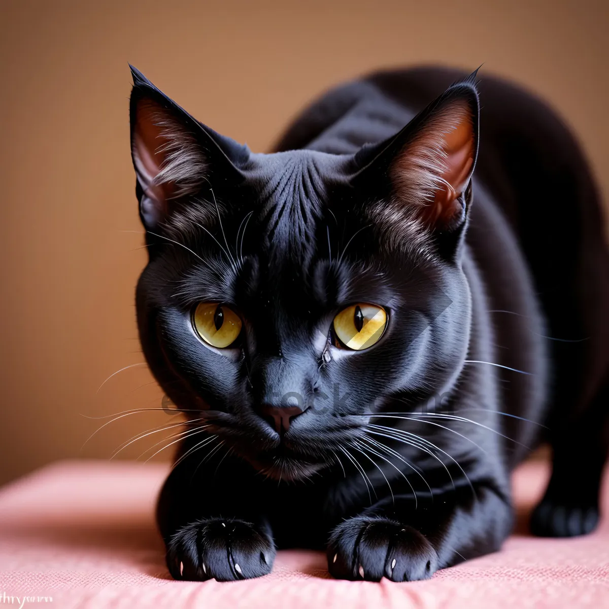 Picture of Furry Feline Cutie with Curious Eyes