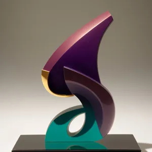 Bunny Symbol in 3D Cartoon Sign