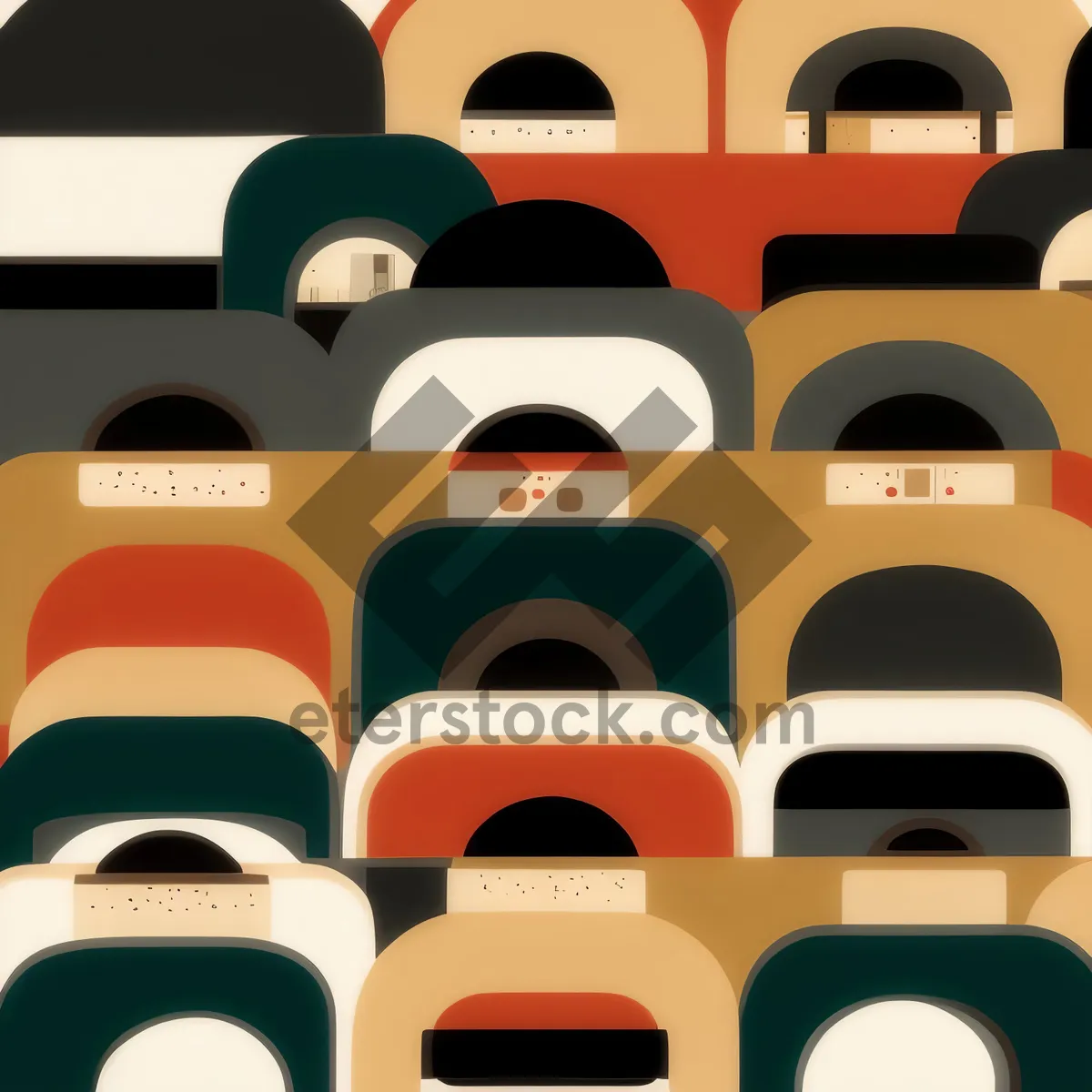 Picture of National flags and icons design set