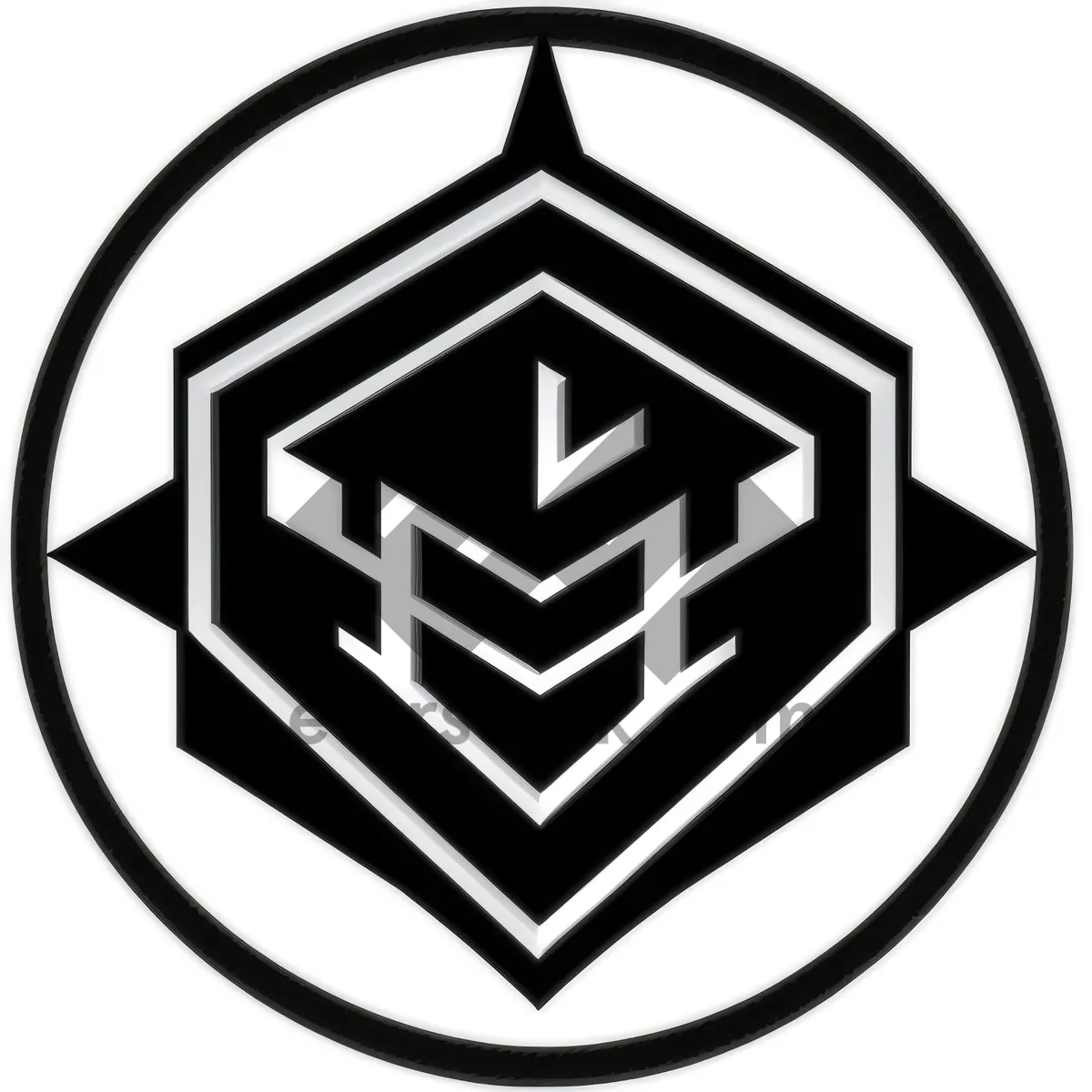 Picture of Web Hazard Button: Shiny Round Symbol