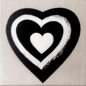 Heart Symbol Design: Love Damask Sign