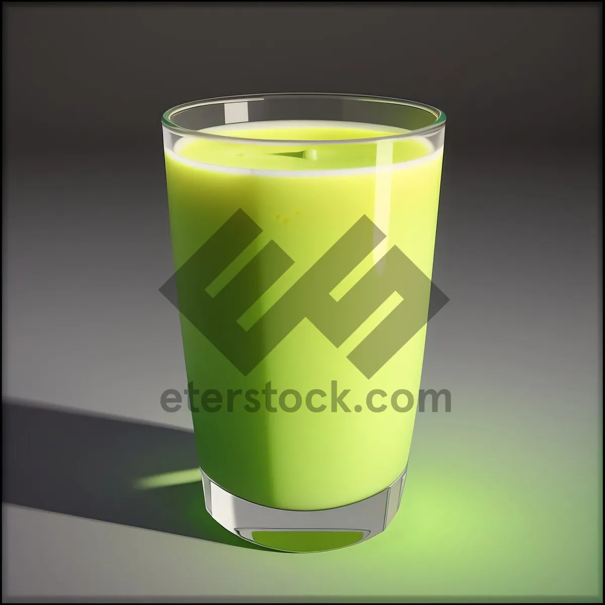 Picture of Refreshing and Juicy Fruit Smoothie in Glass