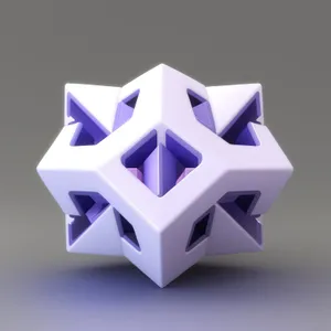Glass Gem Solid 3D Symbol Box