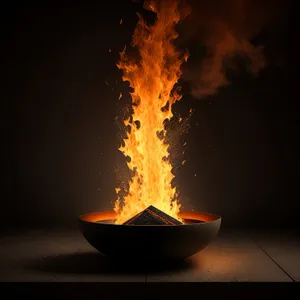 Fiery Inferno: A Blazing Blaze of Burning Flames