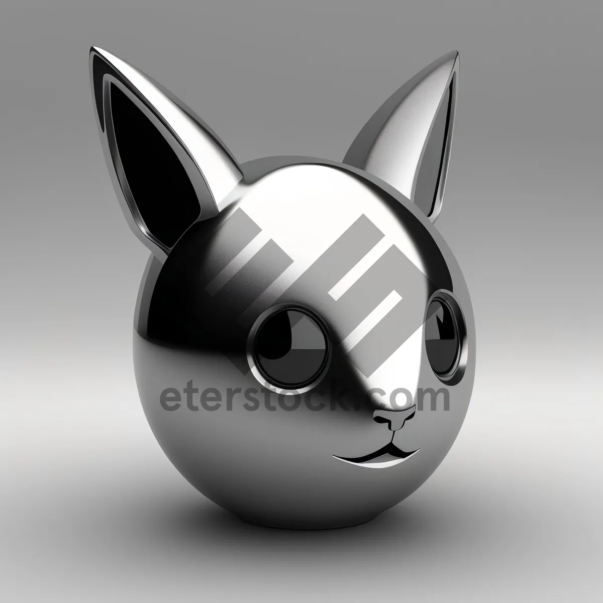 Picture of Cartoon Sorcerer Rabbit with Iconic Eyebrow Sign