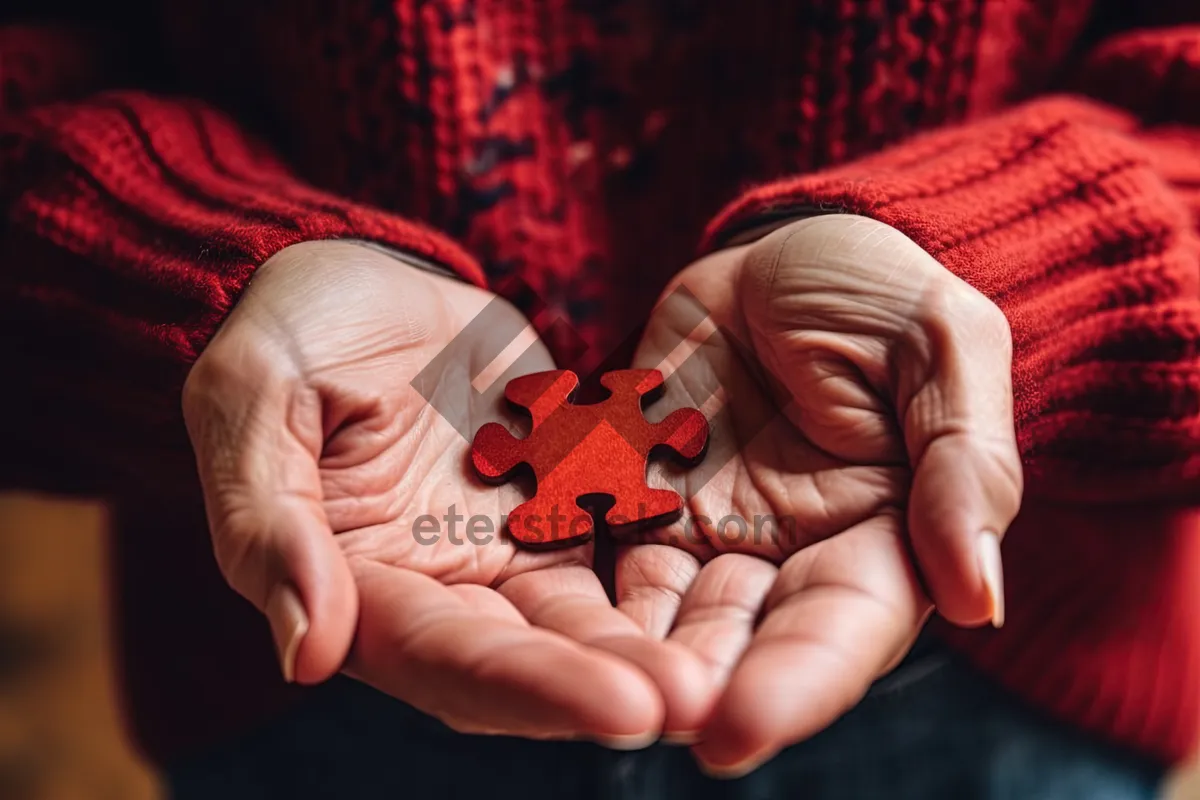 Picture of Human Hand Holding Care with Fingernail