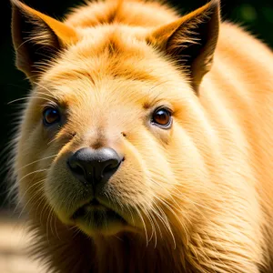 Majestic Lion with Piercing Eyes