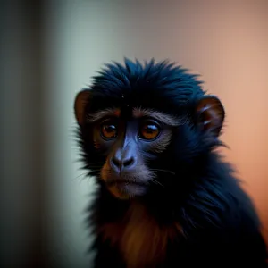 Cute Primate with Piercing Cat-like Eyes
