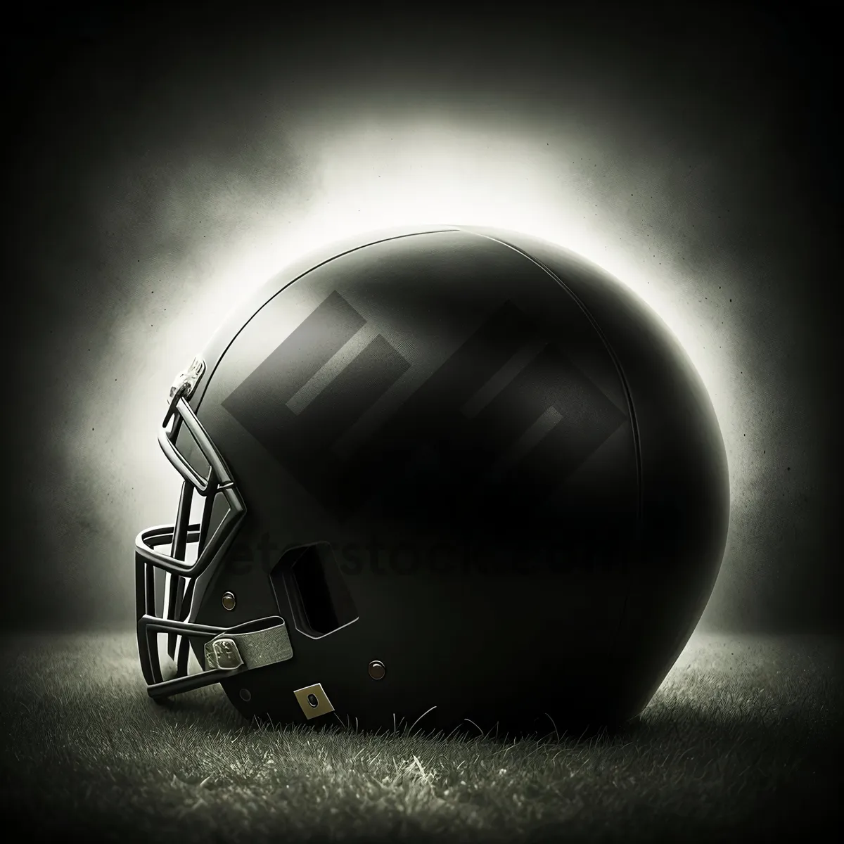 Picture of 3D Football Helmet on Globe