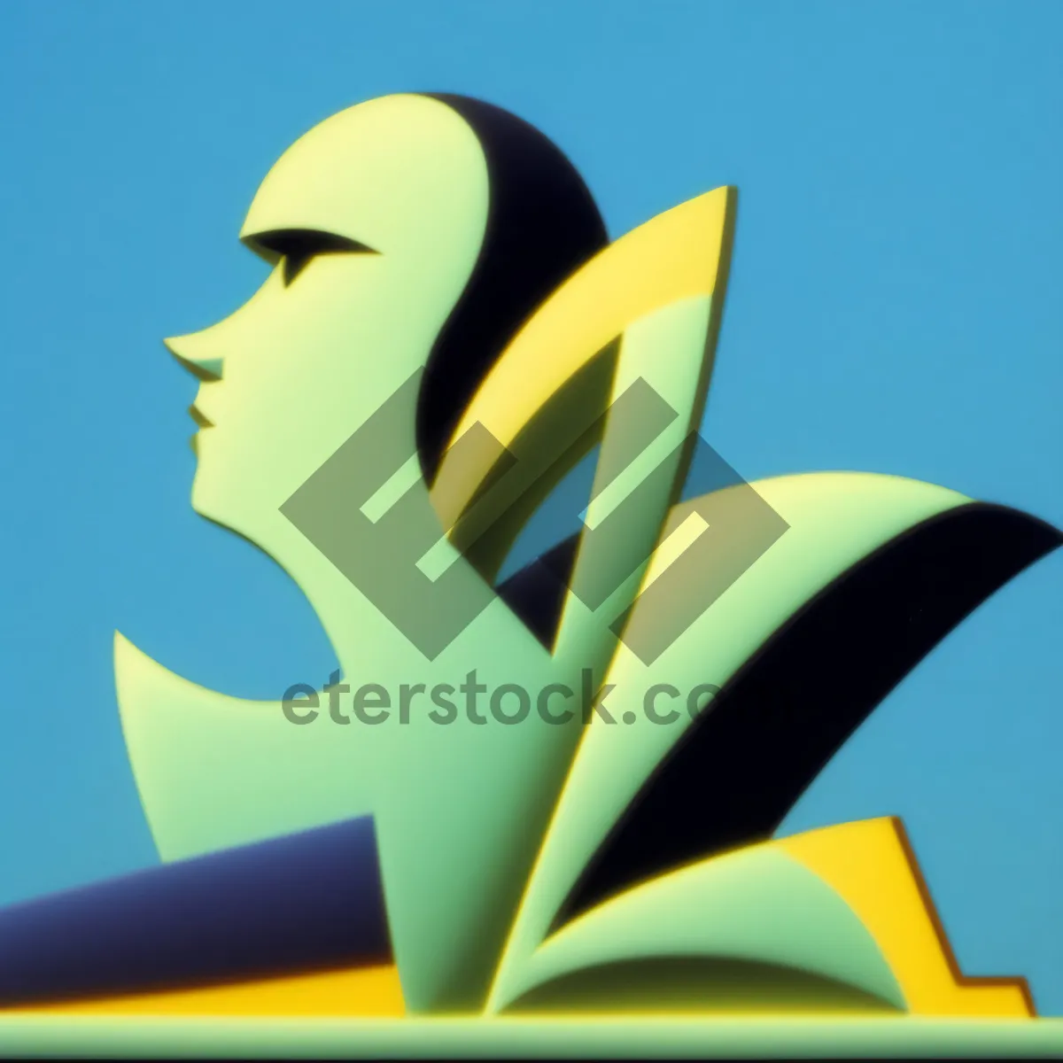 Picture of Stellar 3D Symbolic Icon: Artistic Graphic Design