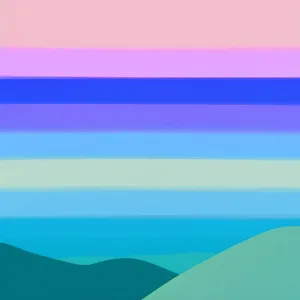 Abstract Rainbow Geometric Pattern - Digital Art Wallpaper