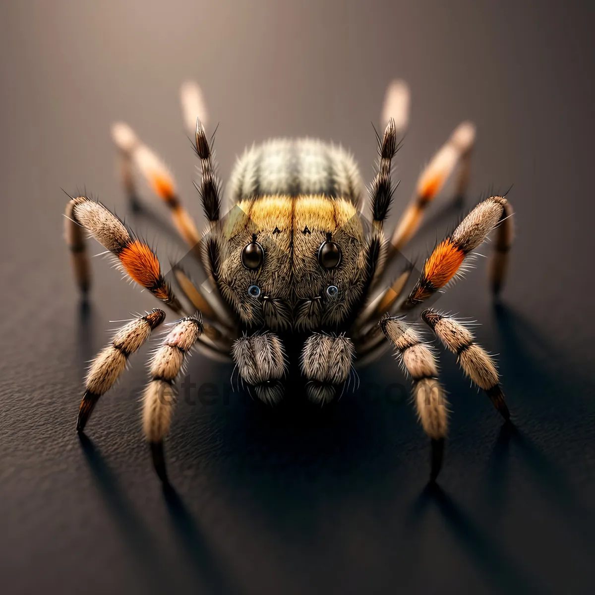 Picture of Wild Garden Spider: Hairy Arachnid Predator