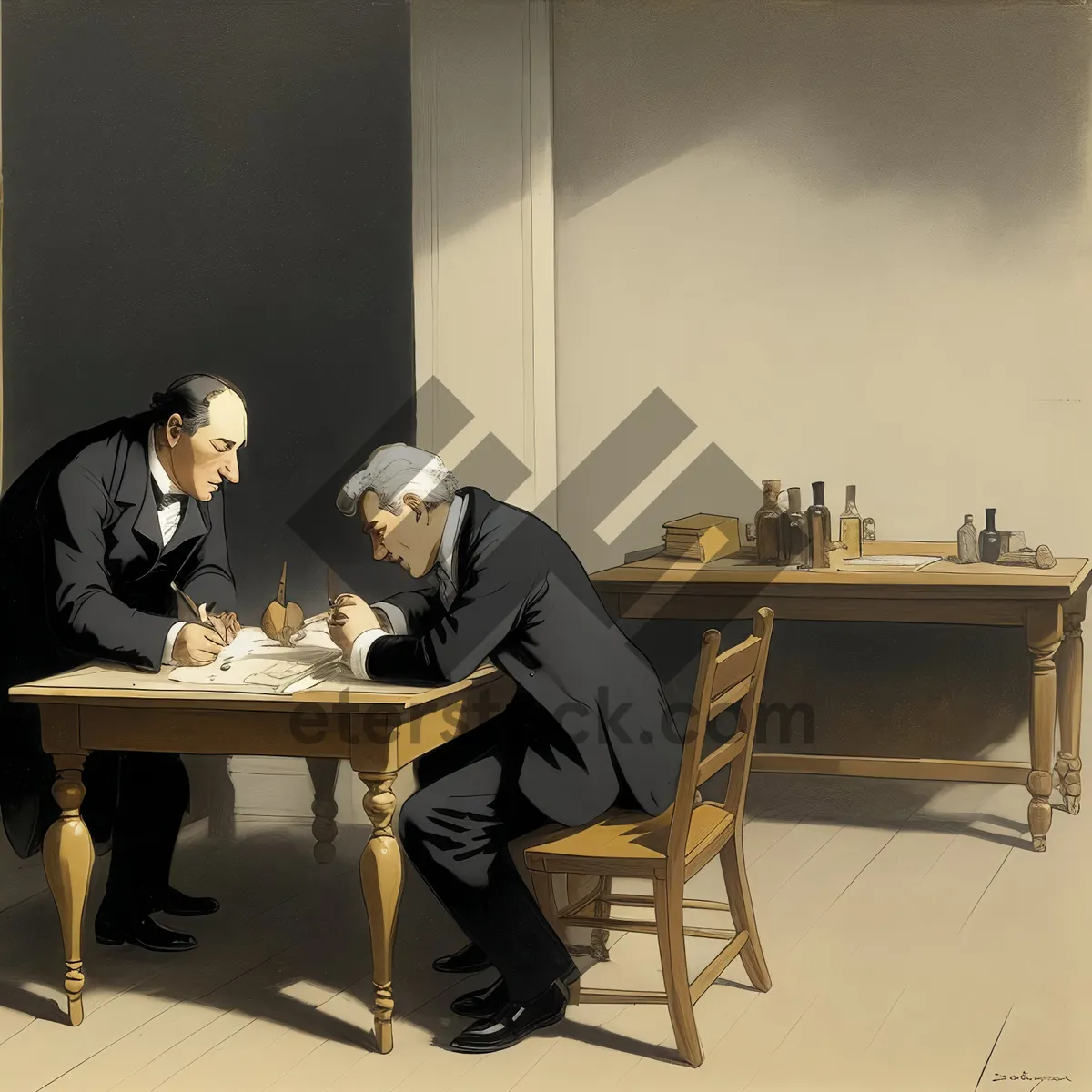 Picture of Professional Business Meeting in Modern Office