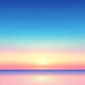 Serene Summer Seascape with Sunlit Waves