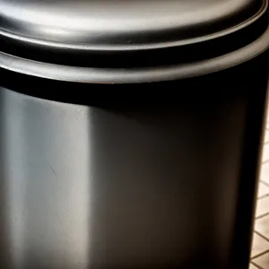 Metal Mechanism Bin - Innovative Container and Piston Device