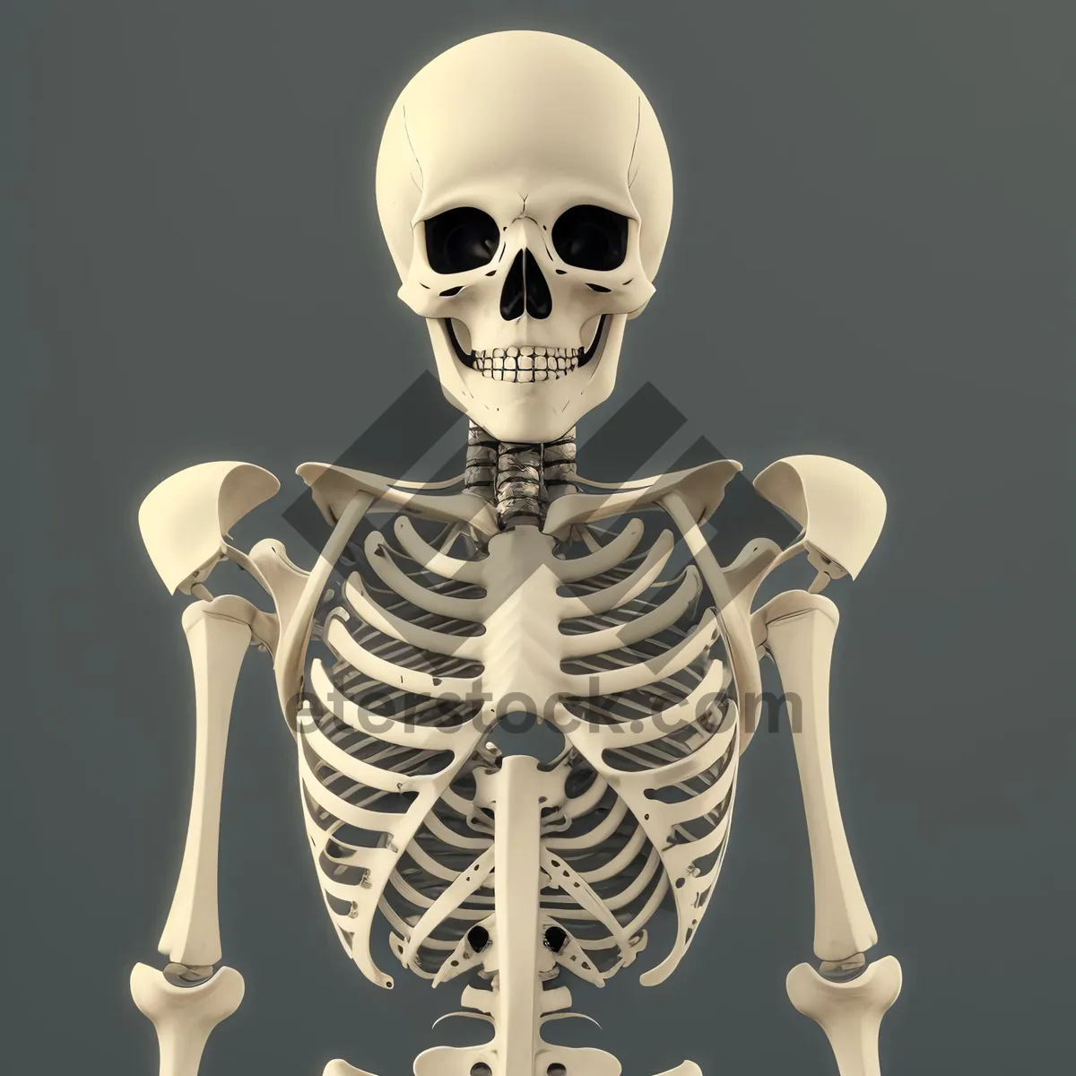 Picture of Pirate Skull Sculpture - Eerie 3D Skeleton Figure