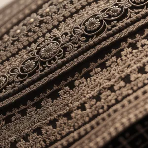 Antique Arabesque Prayer Rug - Exquisite Design and Texture