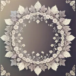 Vintage Lace Snowflake Decorative Art Shape