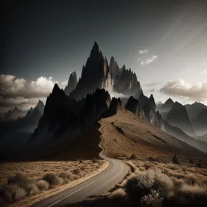 Majestic Peaks Embracing Snowy Canyon