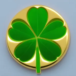 Graphic Clover Design: Healing Art Symbol