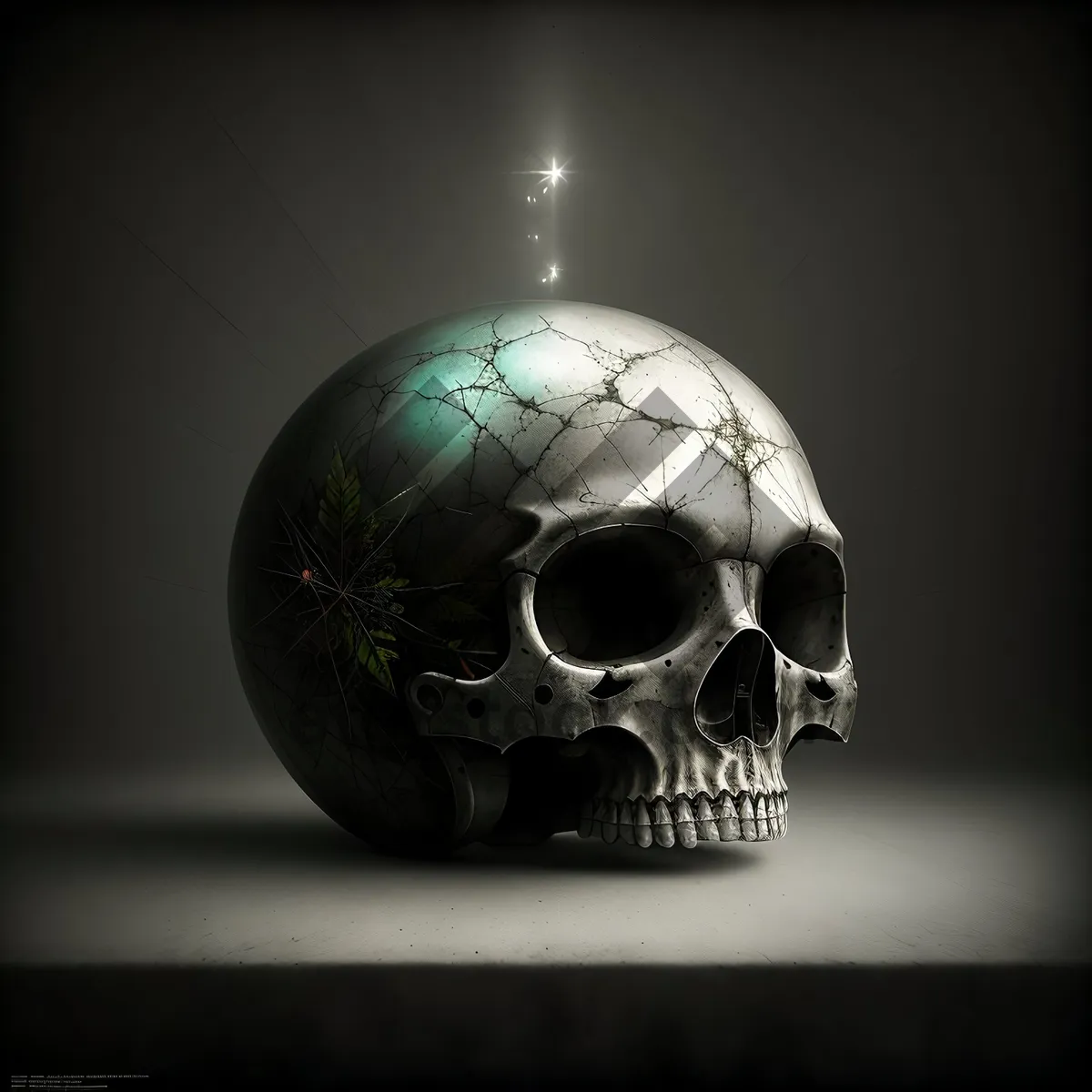 Picture of Globe Spec-Glasses: Skull Symbolizing Global Death