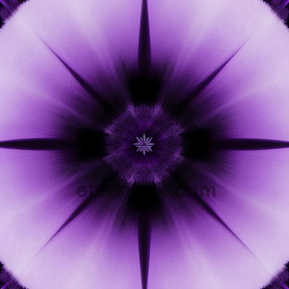 Picture of Fantasy Glow: Petunia Flower in Laser Design