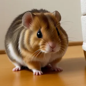 Furry Little Mouse with Adorable Whiskers