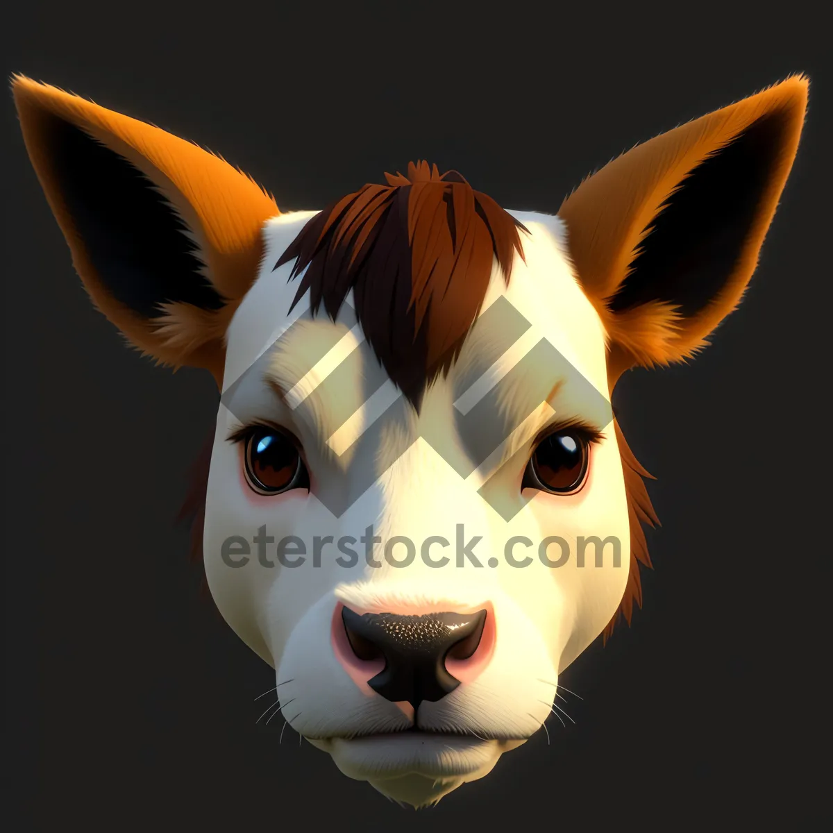Picture of Masked Portrait: Ear-Covering Attire for Disguised Face