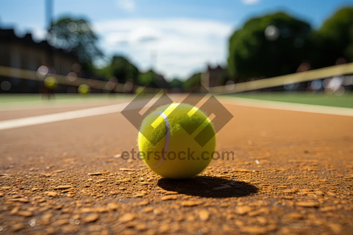 Picture of Yellow Tennis Ball Set for Competitive Match