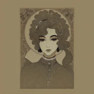 Vintage Retro Paper Envelope Card Design.