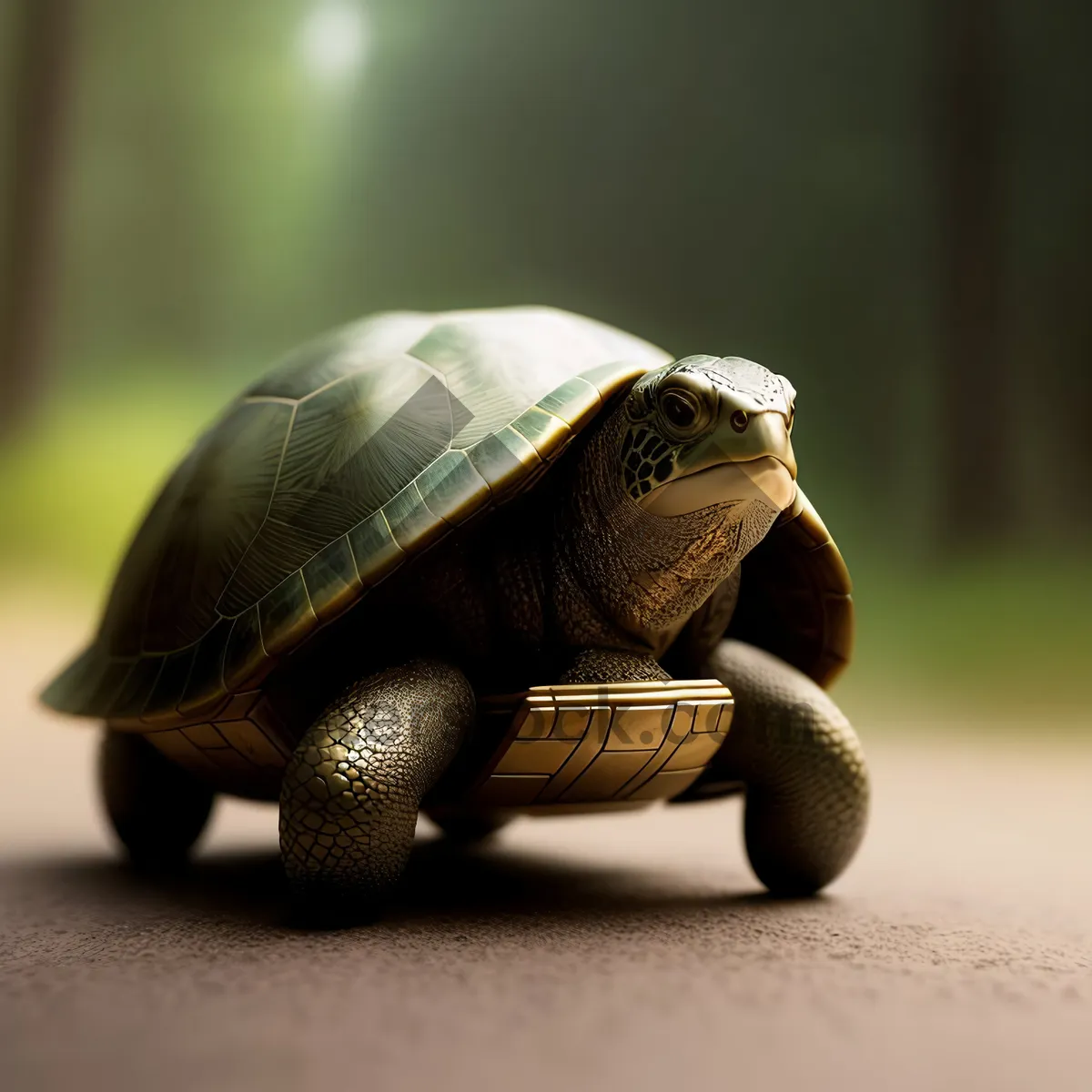 Picture of Protected Shell: Terrapin Tortoise - Slow-moving Reptile