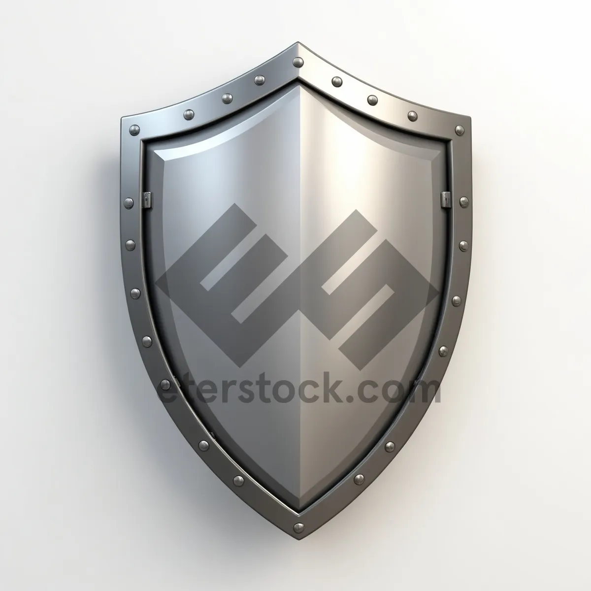 Picture of Shiny Heart Emblem Icon Design Graphic
