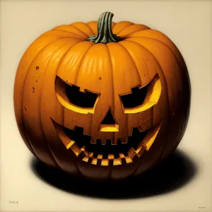 Pumpkin Jack-o'-Lantern Illuminated Halloween Decoration